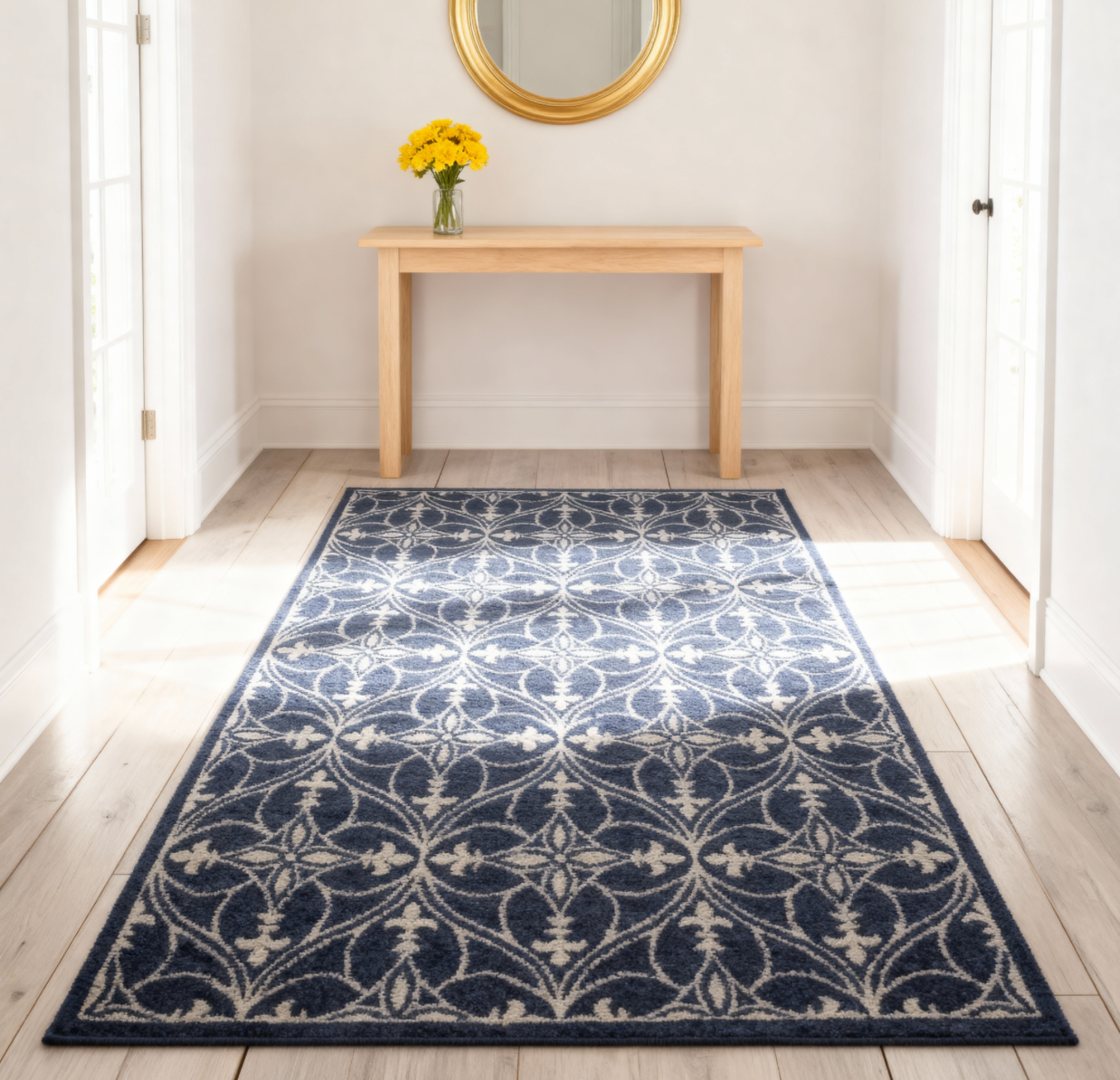 Navy Blue Rug